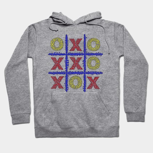 Tic Tac Toe Hoodie by NightserFineArts